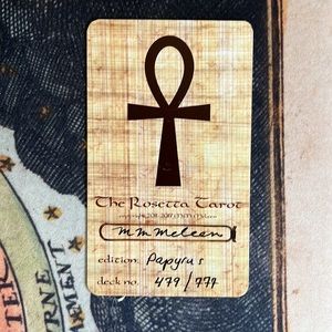 Rosetta Tarot-Hieroglyphic Edition 🤩✨